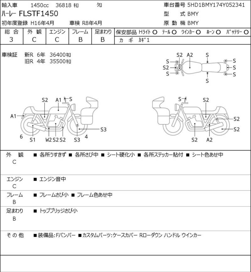 Карта повреждений