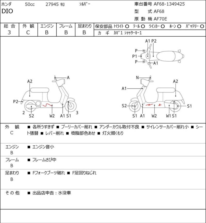 Карта повреждений