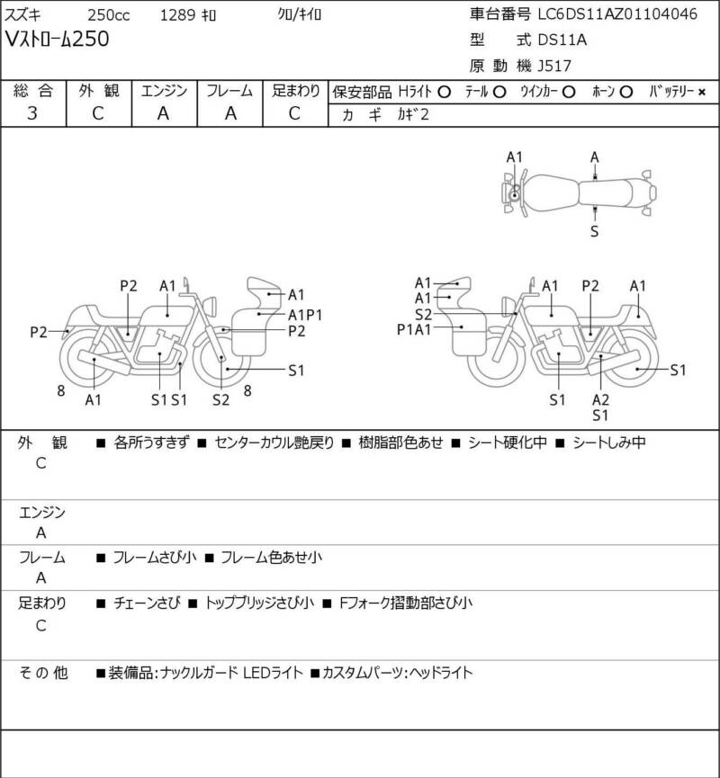 Карта повреждений