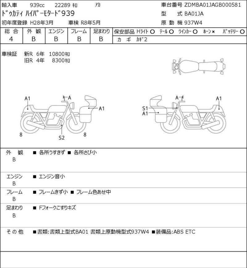 Карта повреждений