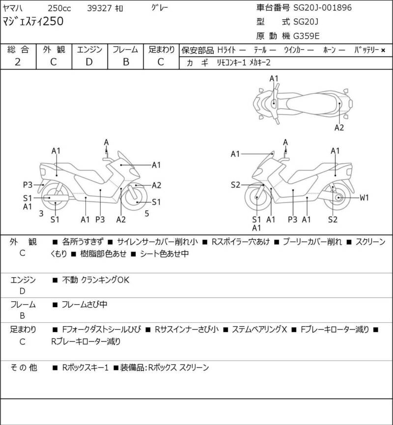 Карта повреждений