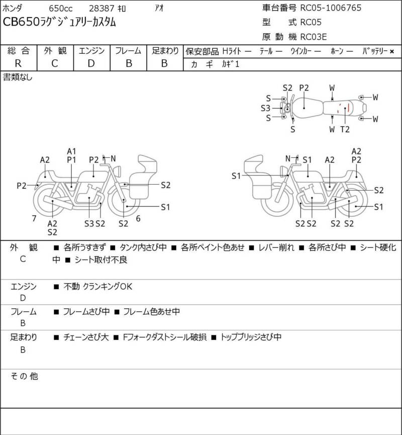 Карта повреждений