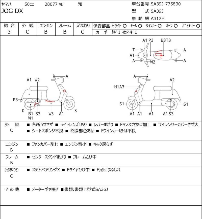 Карта повреждений