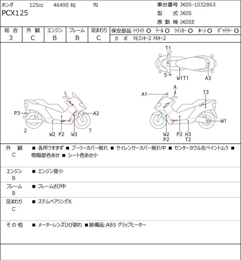Карта повреждений