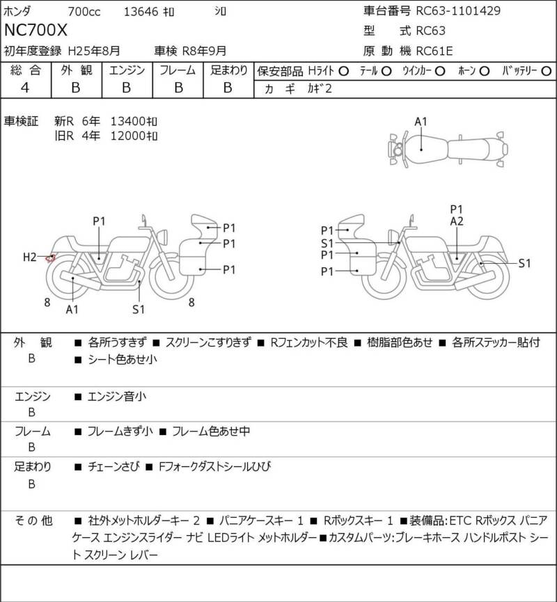 Карта повреждений