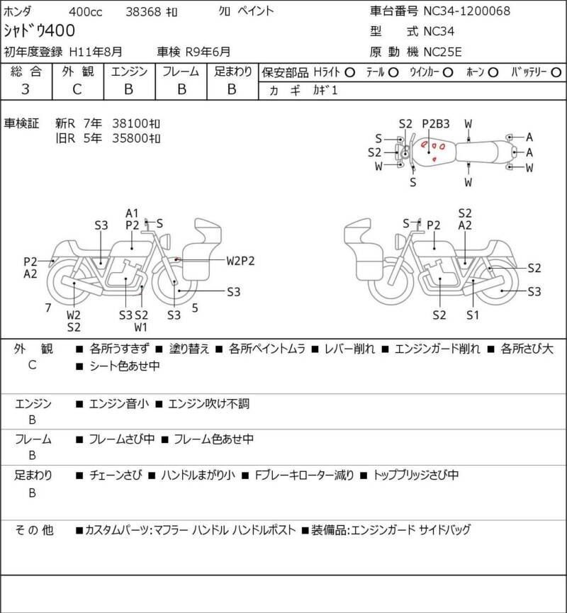 Карта повреждений