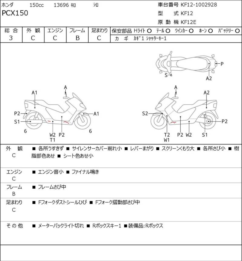Карта повреждений