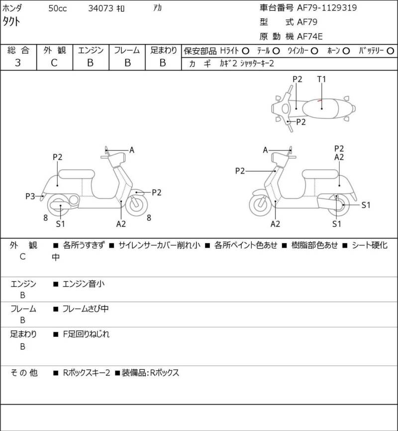 Карта повреждений
