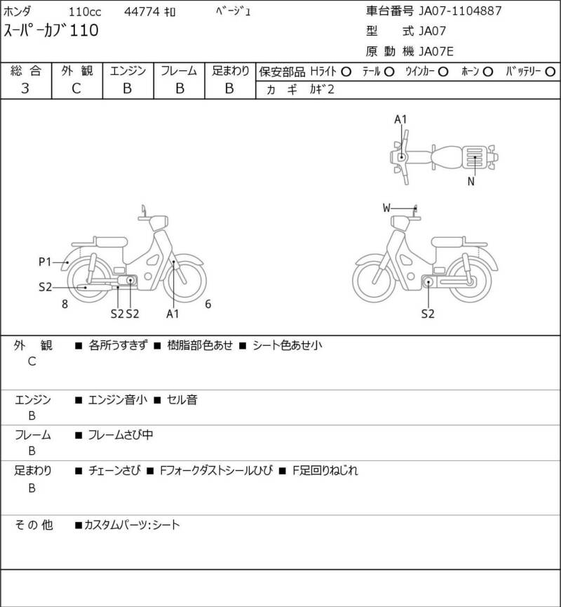 Карта повреждений