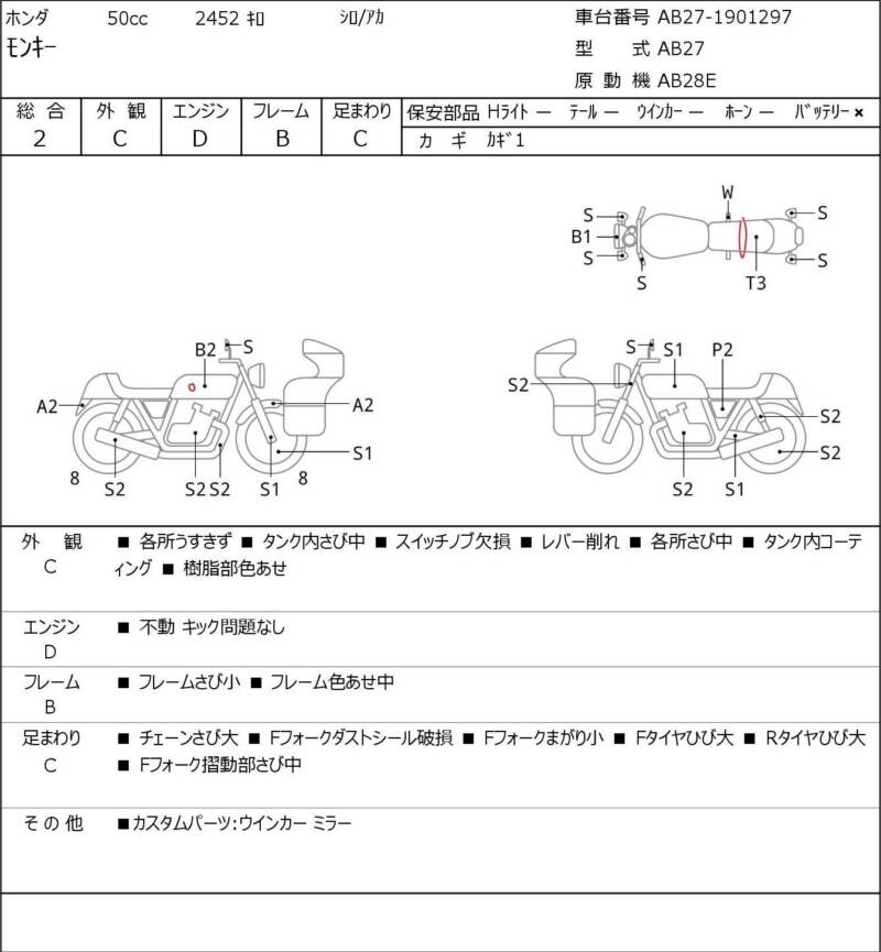 Карта повреждений