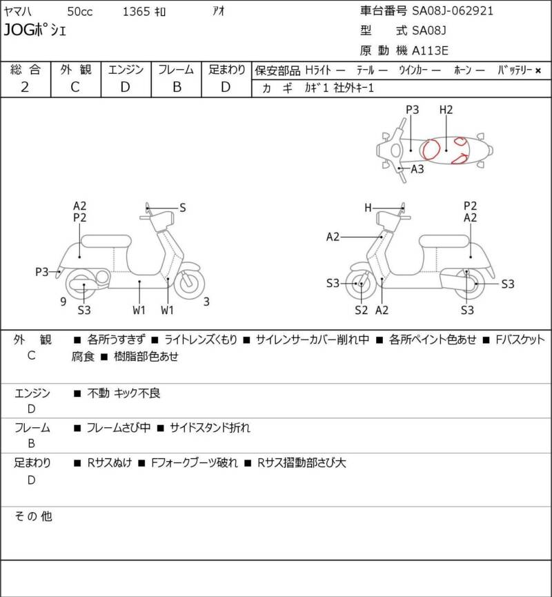 Карта повреждений