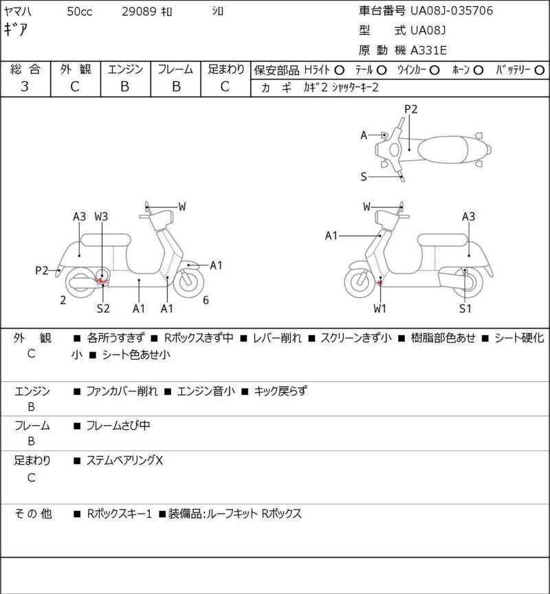Карта повреждений