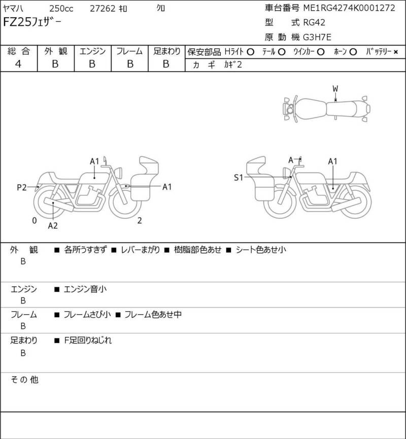 Карта повреждений