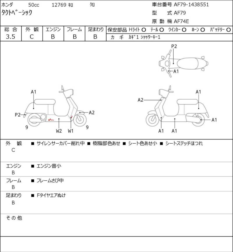 Карта повреждений