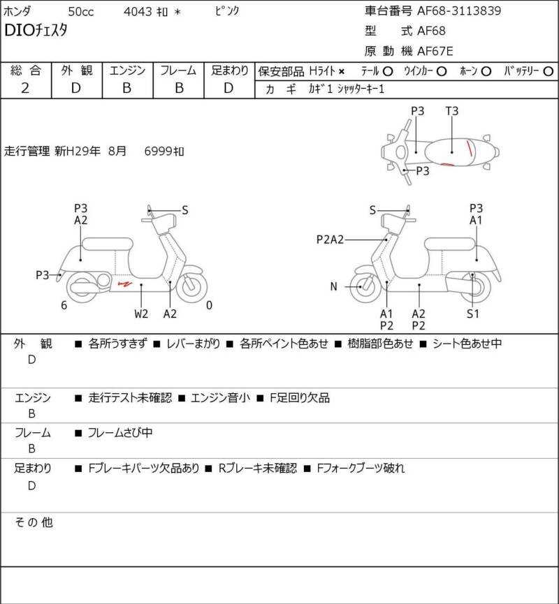 Карта повреждений