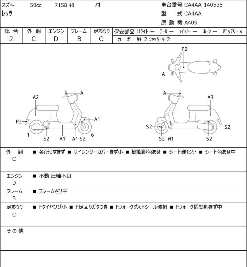 Карта повреждений