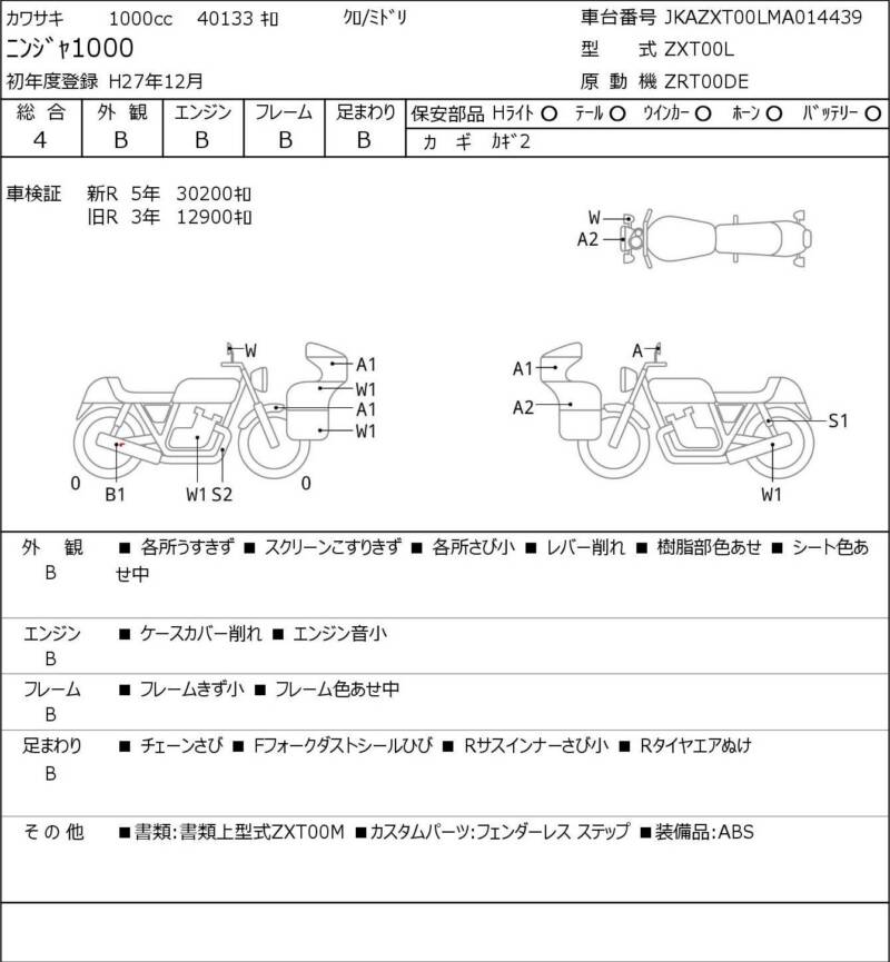 Карта повреждений