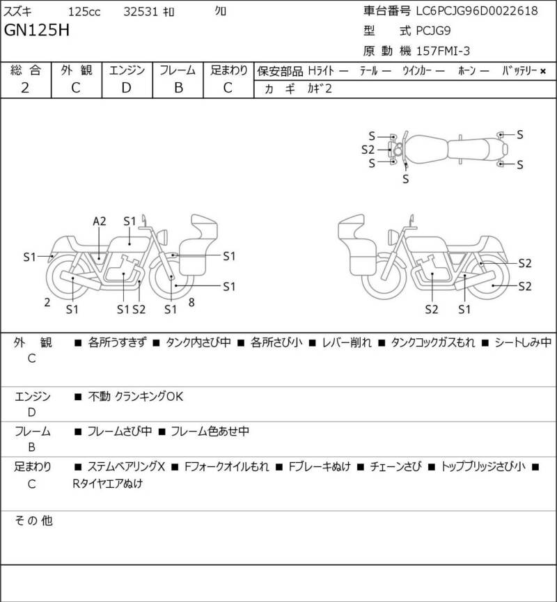Карта повреждений