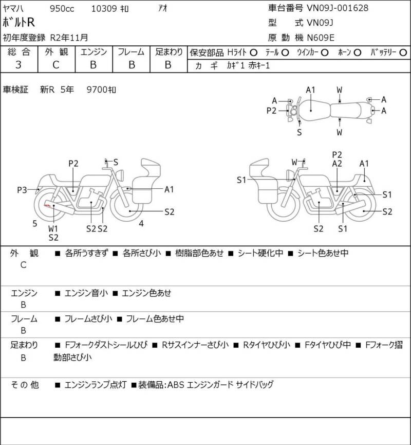 Карта повреждений