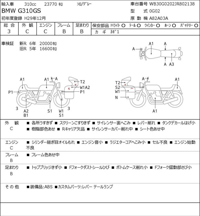 Карта повреждений