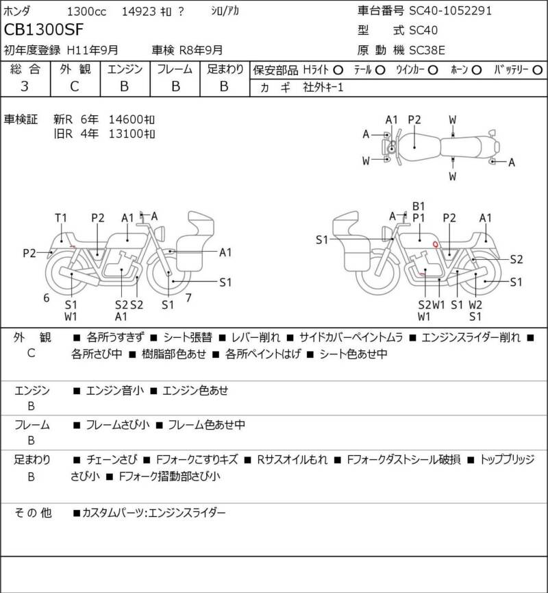 Карта повреждений
