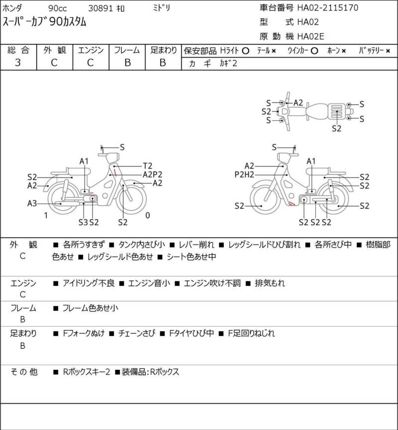 Карта повреждений
