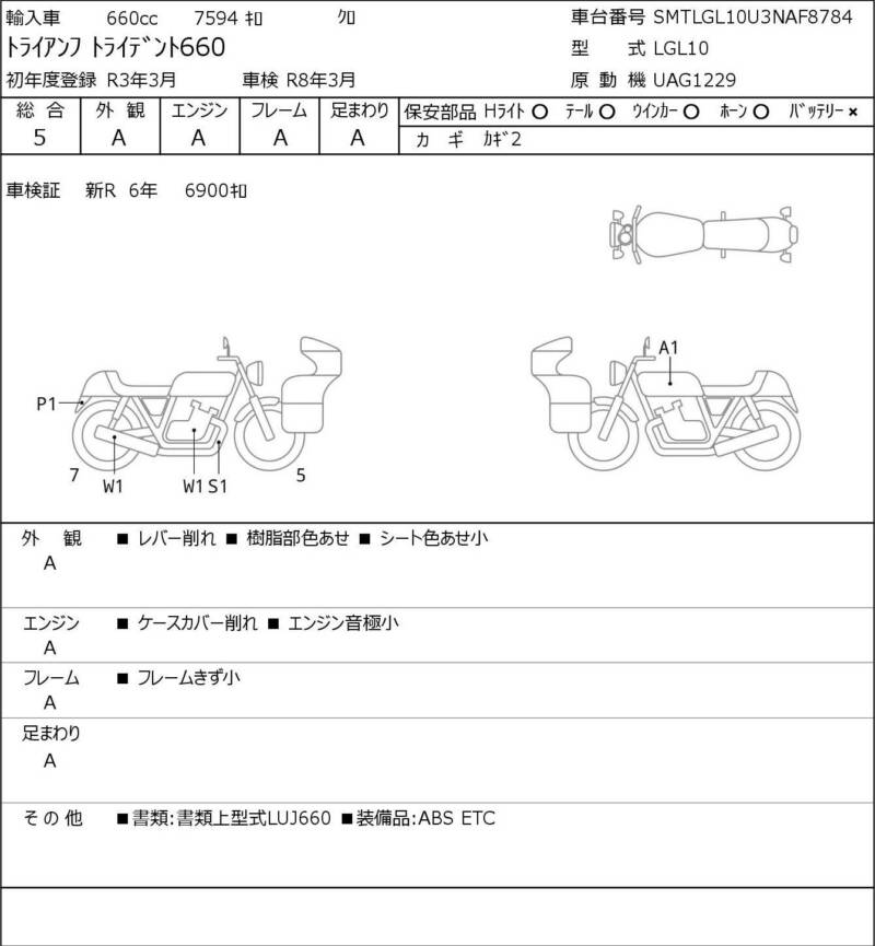 Карта повреждений