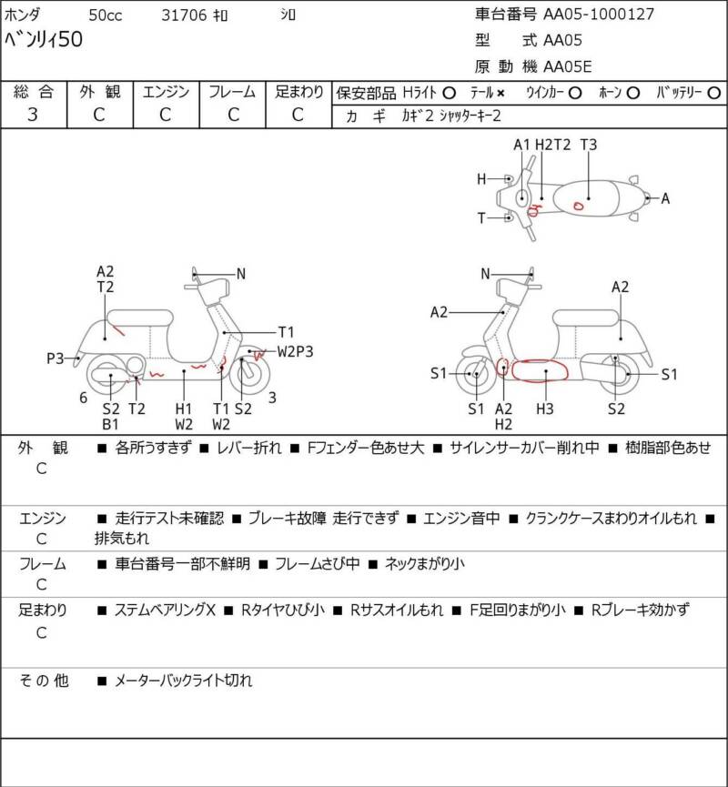Карта повреждений