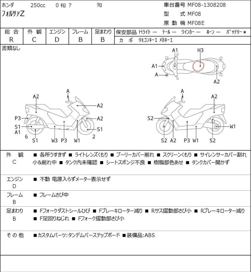 Карта повреждений