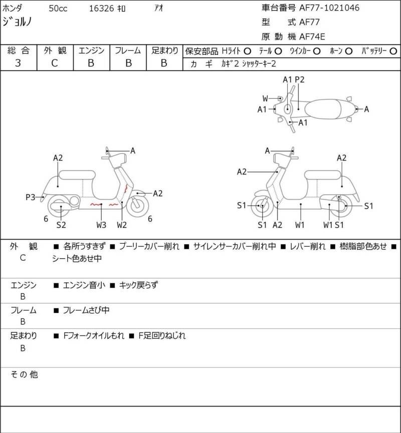 Карта повреждений