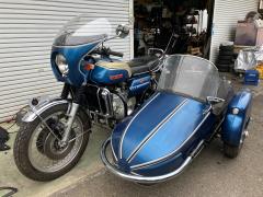 Suzuki gt750 side-car 1973